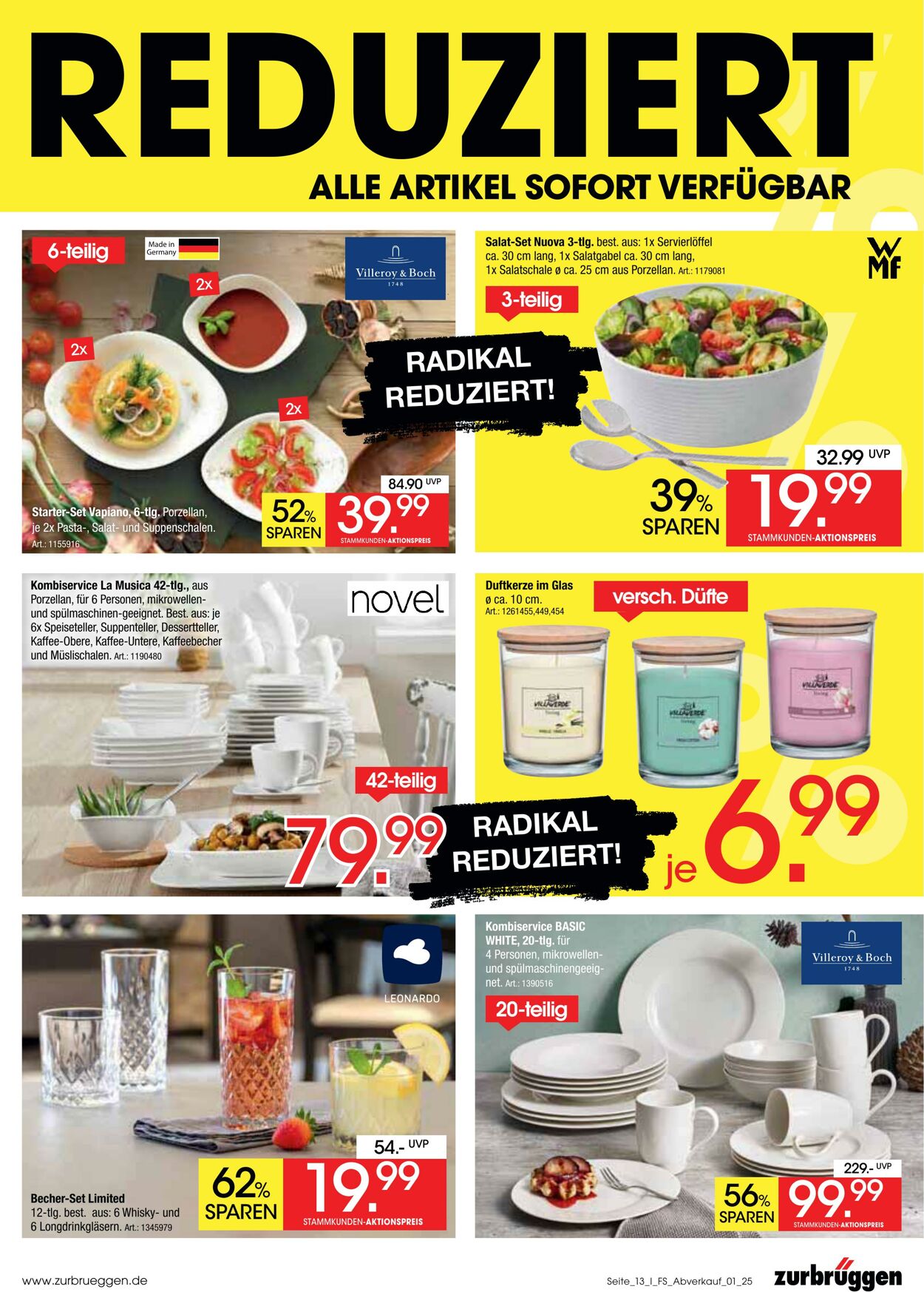 Prospekt Zurbrüggen 05.08.2025 - 31.08.2025