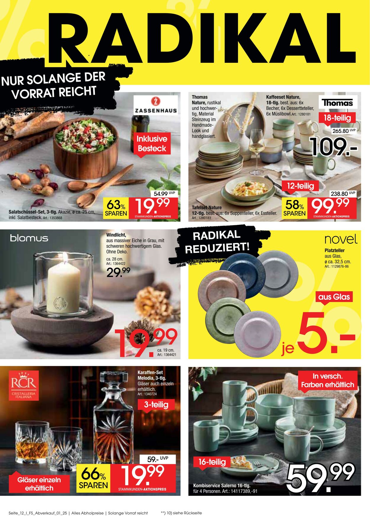 Prospekt Zurbrüggen 05.08.2025 - 31.08.2025