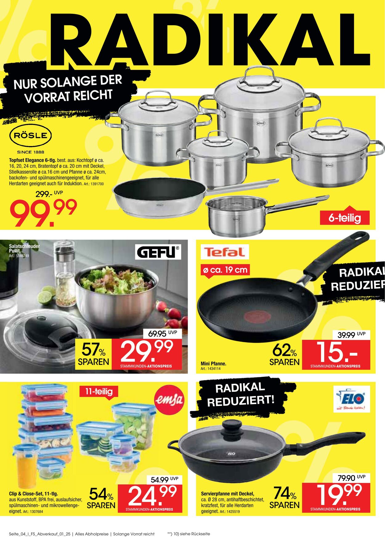 Prospekt Zurbrüggen 05.08.2025 - 31.08.2025