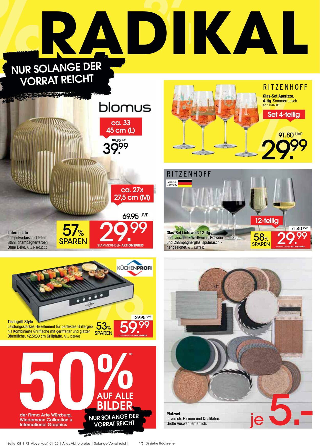Prospekt Zurbrüggen 05.08.2025 - 31.08.2025