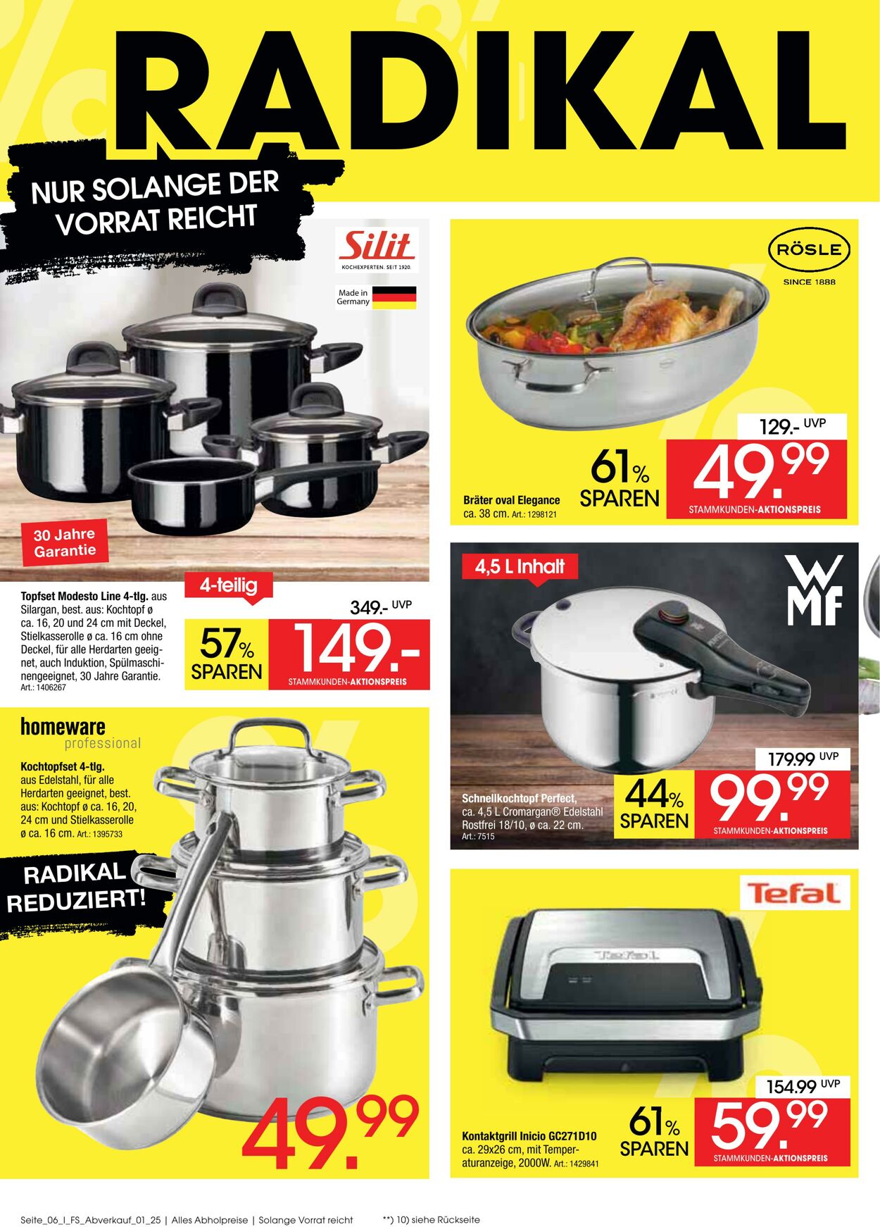 Prospekt Zurbrüggen 05.08.2025 - 31.08.2025