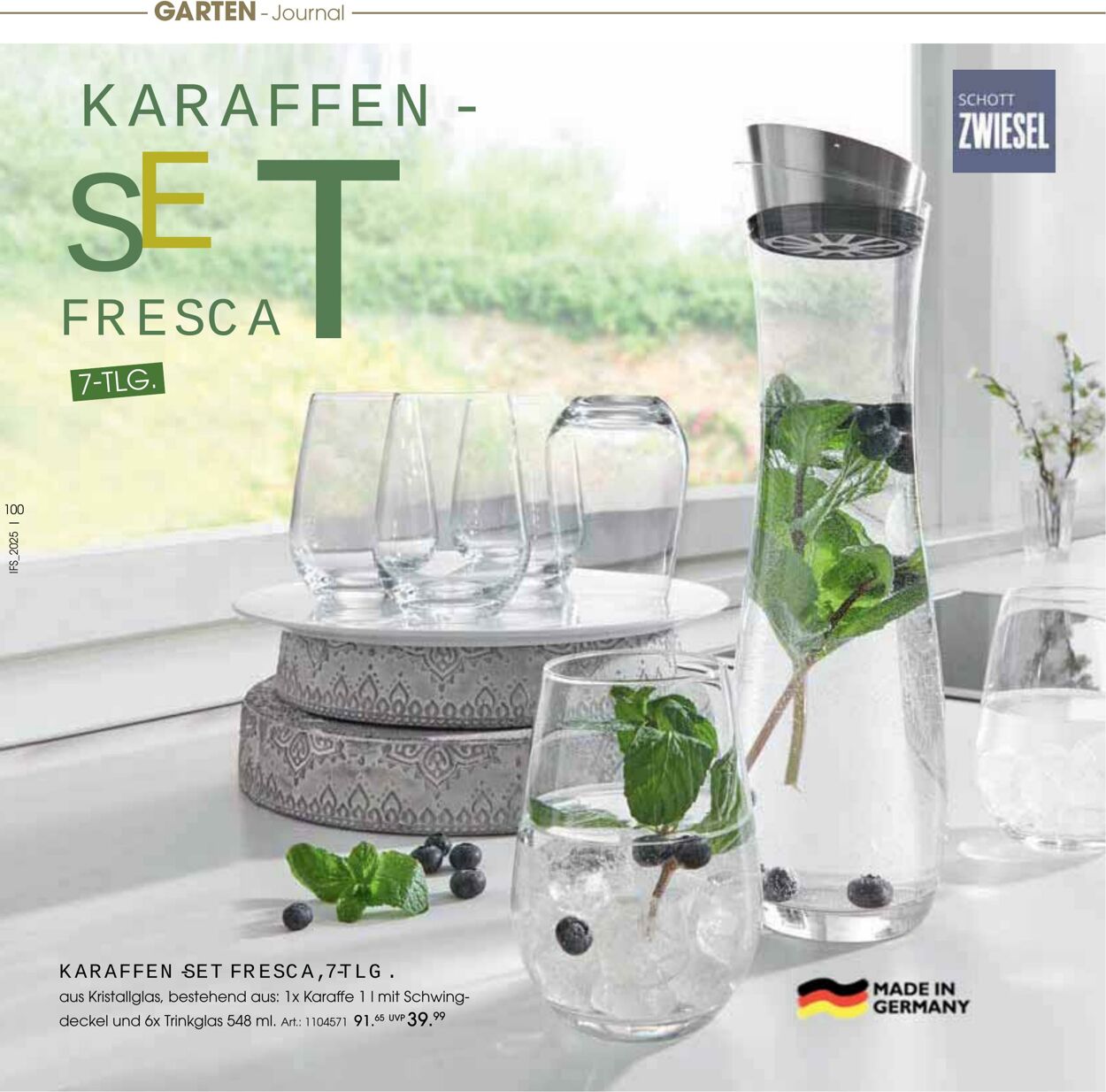 Prospekt Zurbrüggen 05.05.2025 - 31.08.2025