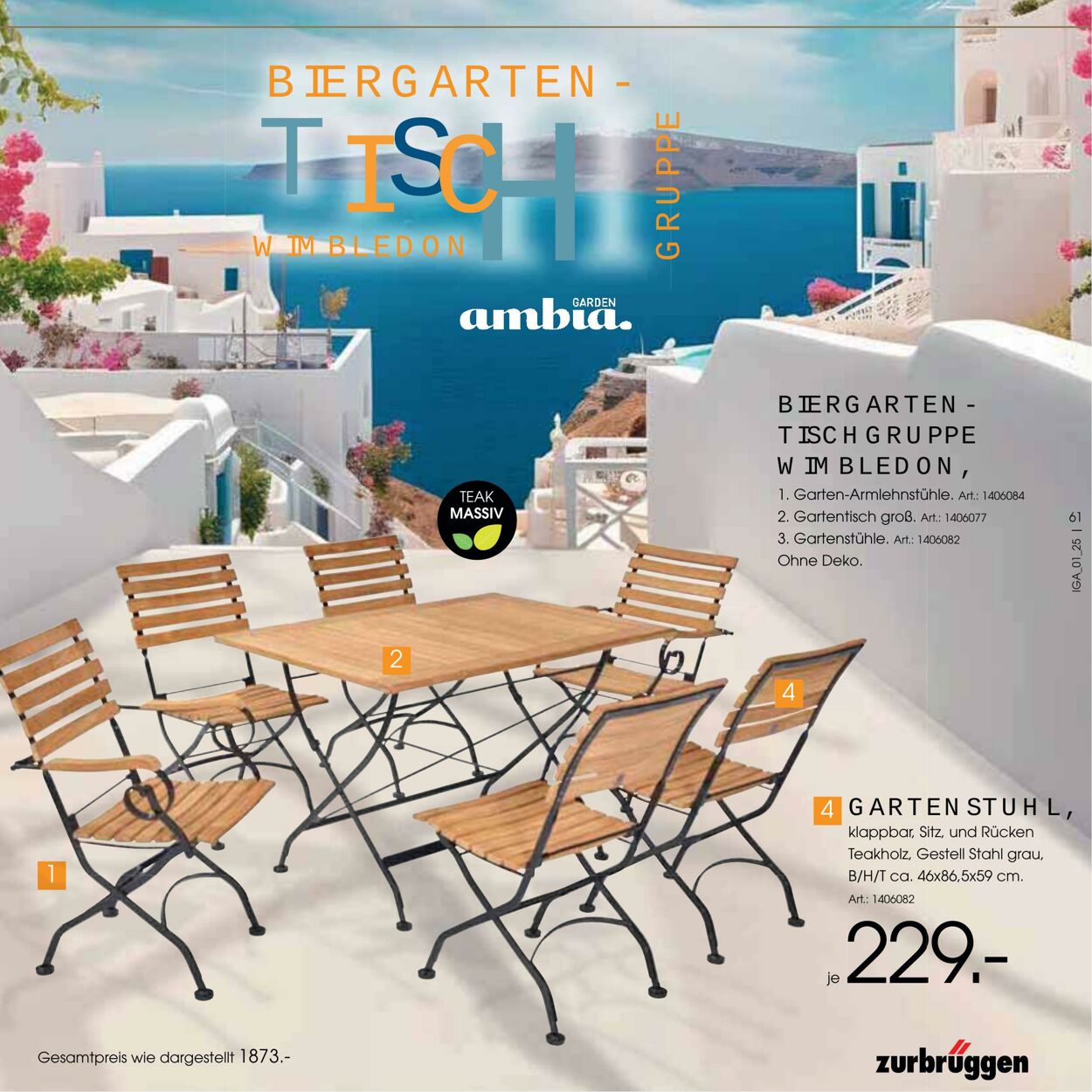 Prospekt Zurbrüggen 05.05.2025 - 31.08.2025