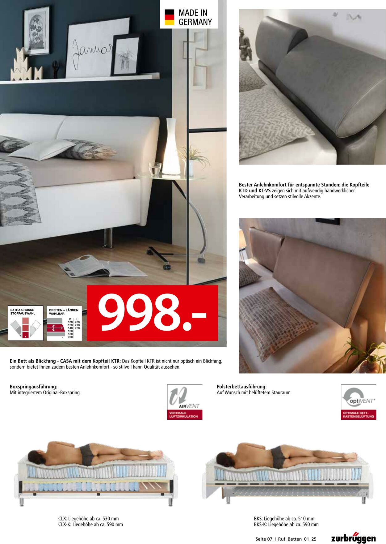 Prospekt Zurbrüggen 28.05.2025 - 31.08.2025