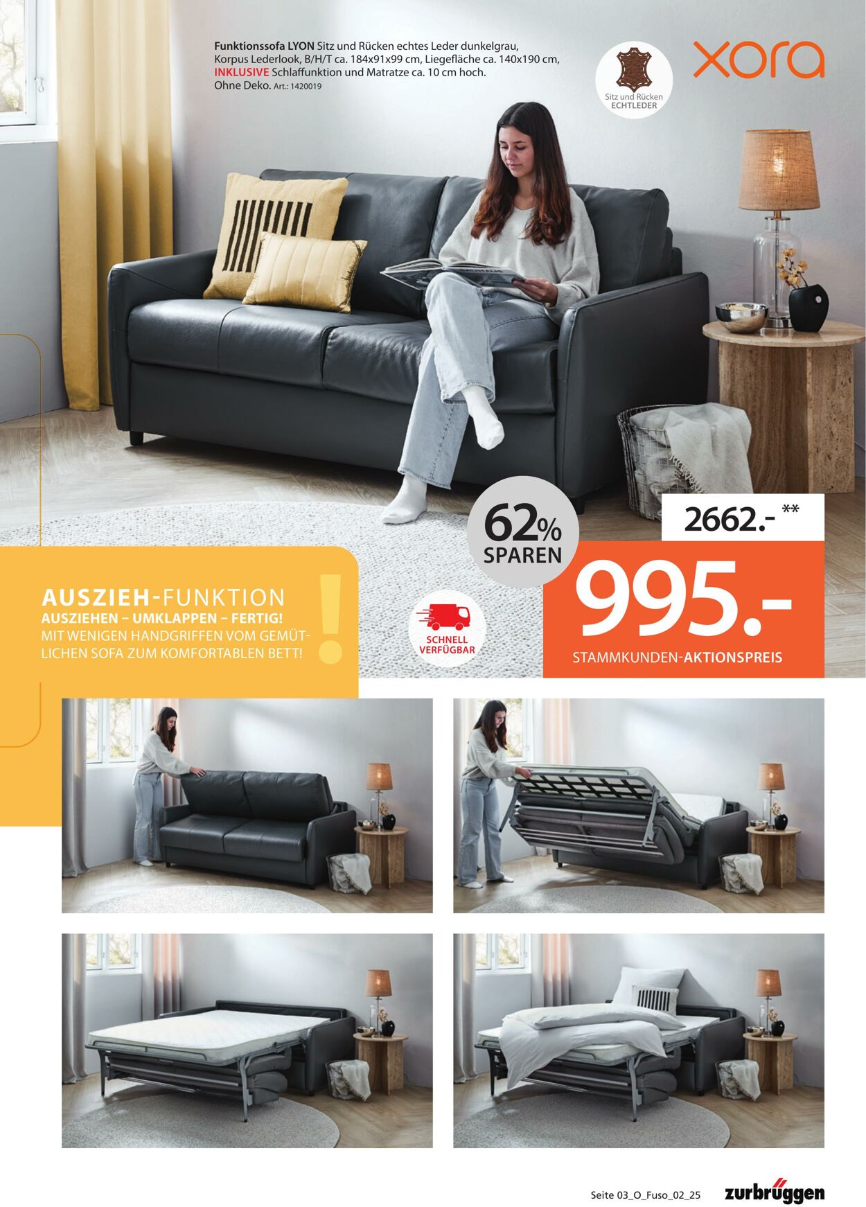 Prospekt Zurbrüggen 20.06.2025 - 31.08.2025