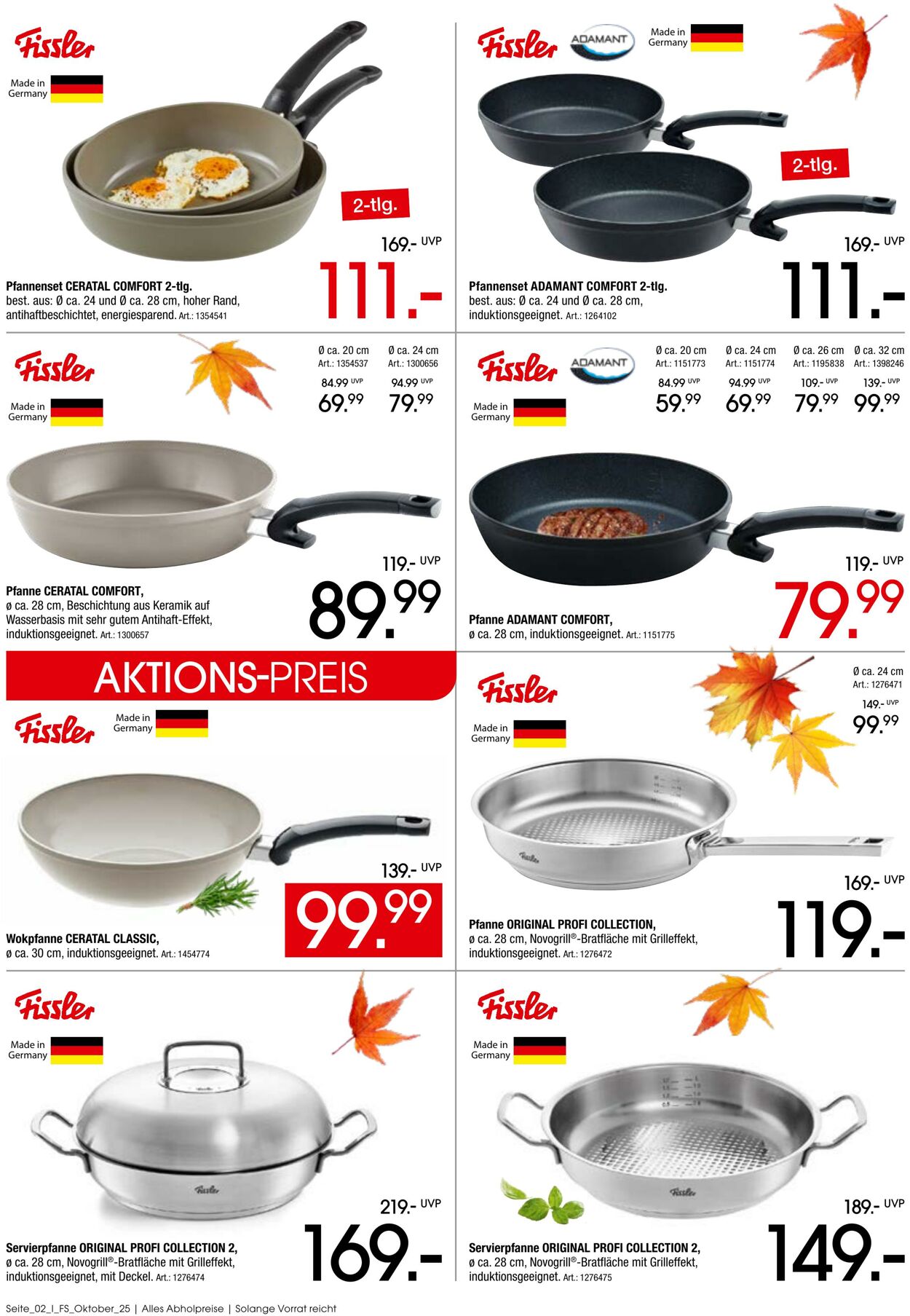 Prospekt Zurbrüggen 02.10.2025 - 31.10.2025